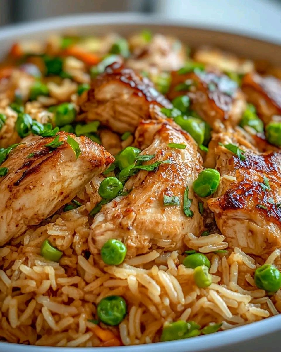 rice & chicken