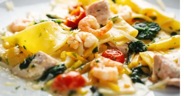 Chicken and Shrimp Alfredo