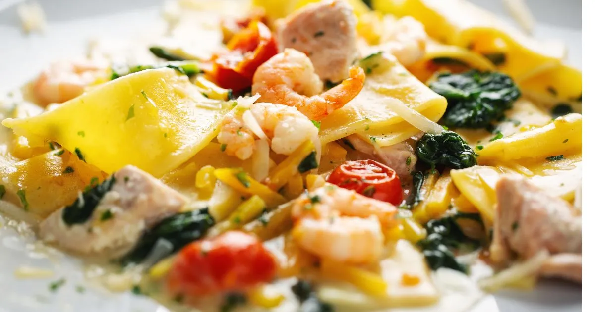 Chicken and Shrimp Alfredo