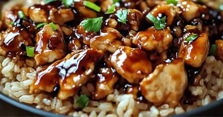 Honey BBQ Chicken with Seasoned Rice