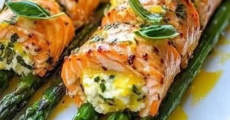 Lemon Basil Salmon Rolls