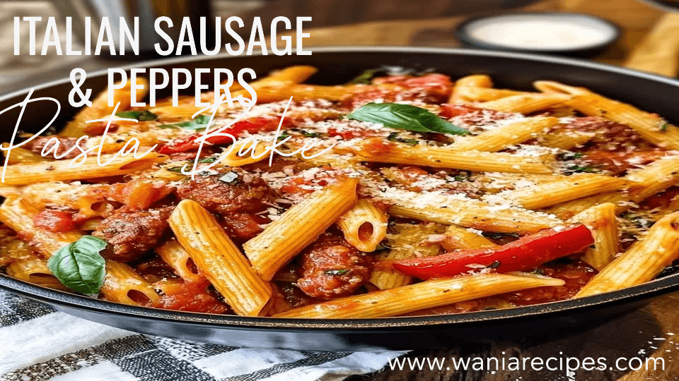 Italian Sausage & Peppers Pasta Bake