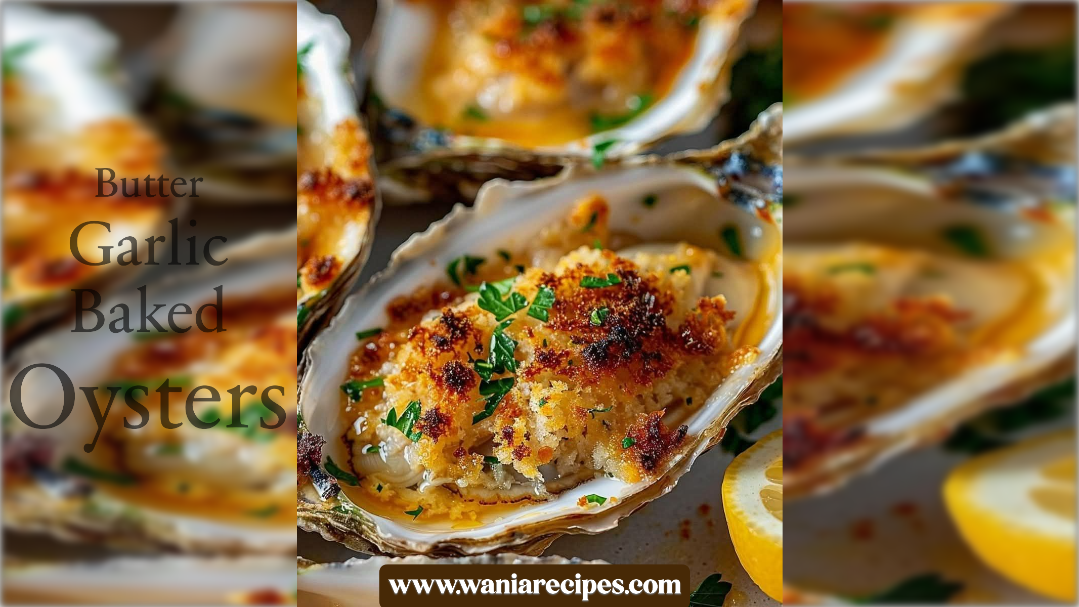 Butter Garlic Baked Oysters