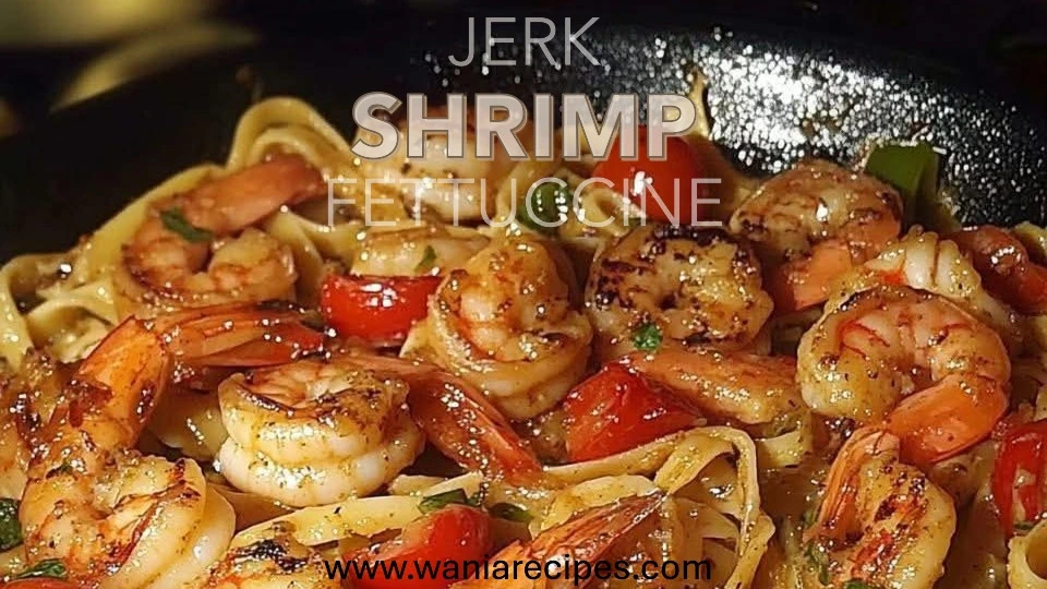 Jerk Shrimp Fettuccine