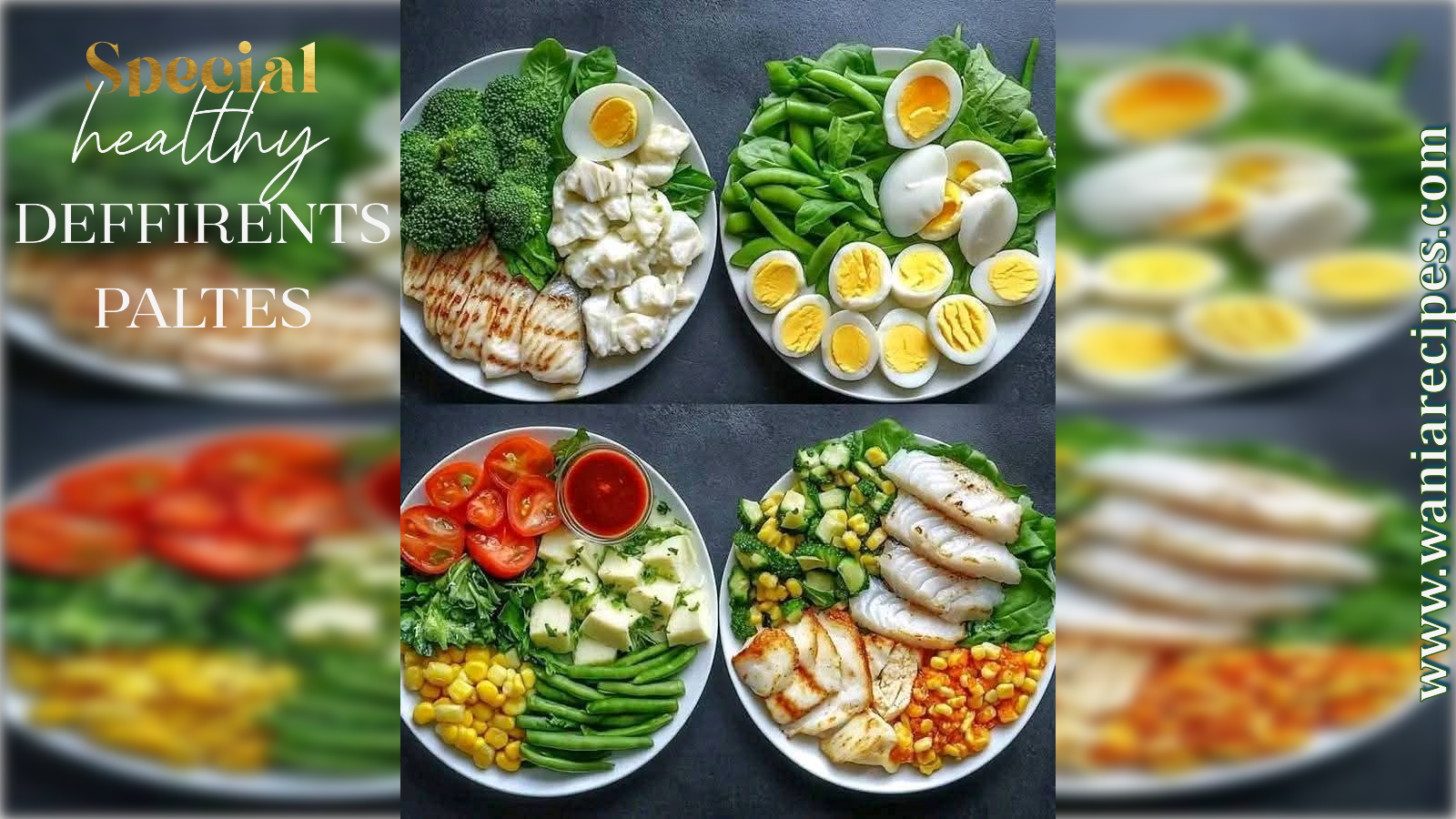 Special Different s Healthy 4 Plates