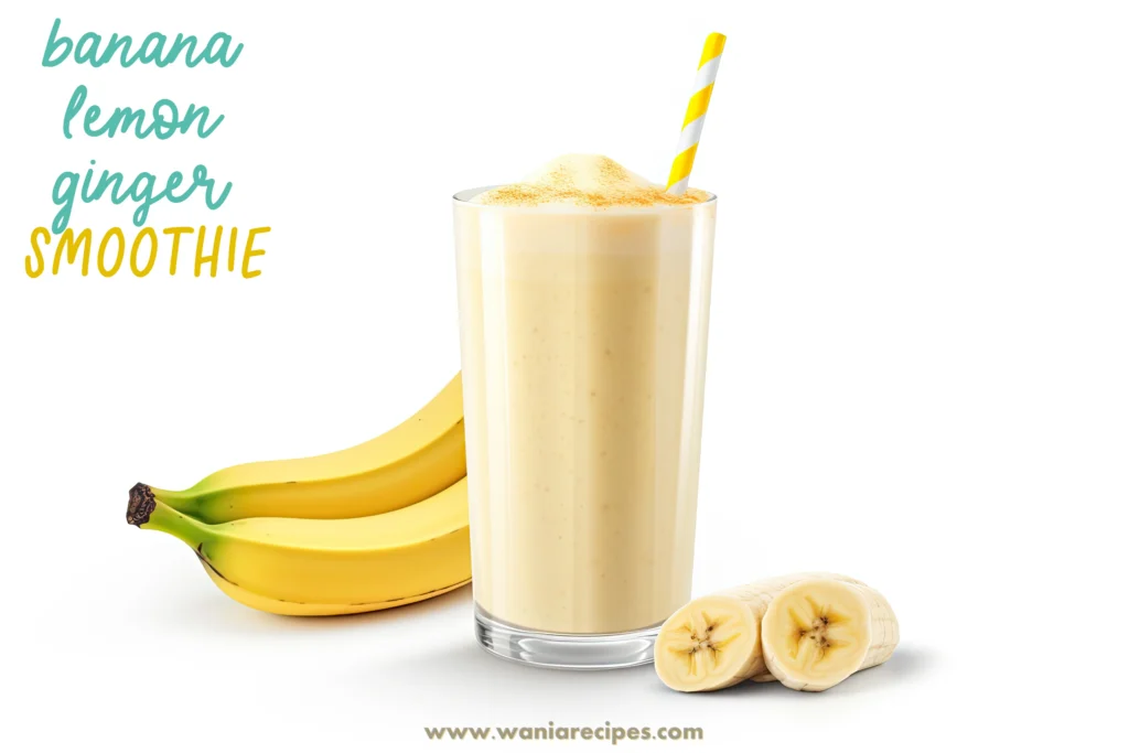 Banana Lemon Ginger Smoothie