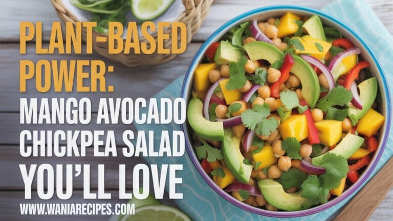 Mango Avocado Chickpea Salad