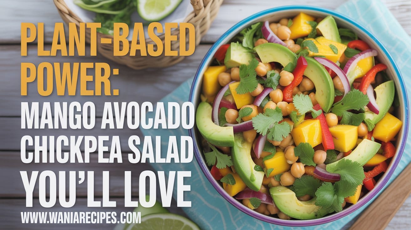 Mango Avocado Chickpea Salad