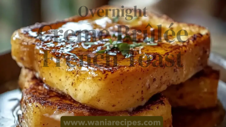 Overnight creme French Toast