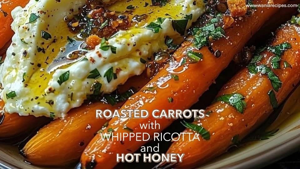 Roasted Carrots with Whipped Ricotta and Hot Honey
