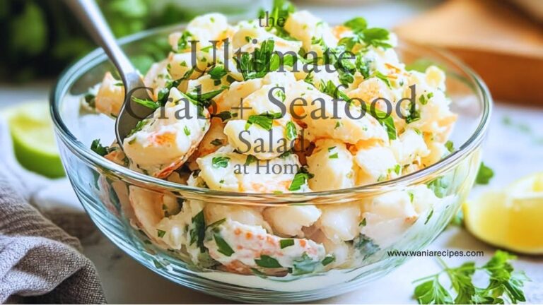 Seafood veggie Salad