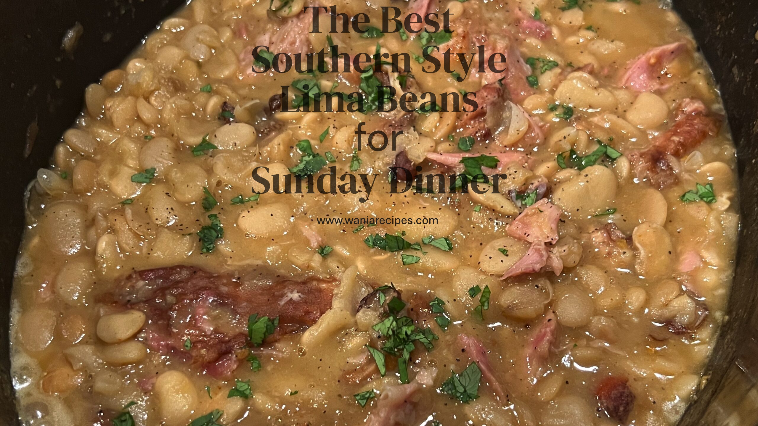 The Best Southern Style Lima Beans