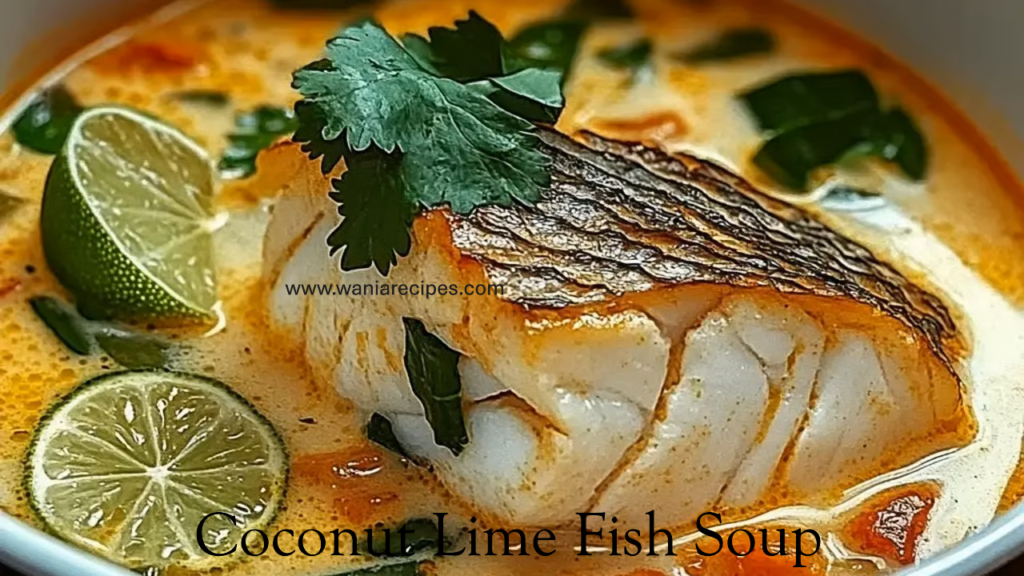 Coconut Lime Fish Soup