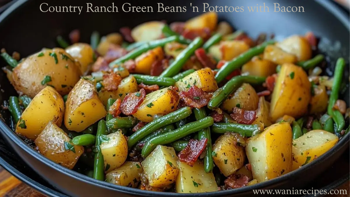 Green Beans 'n Potatoes with Bacon