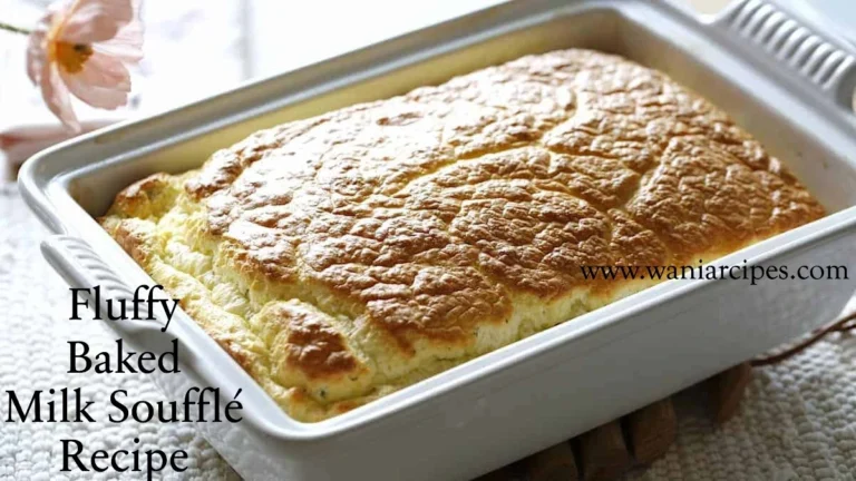 Fluffy Baked Milk Soufflé