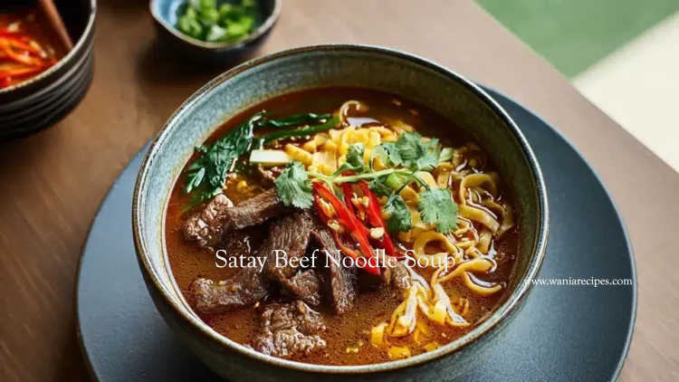 Satay Beef Noodle Soup
