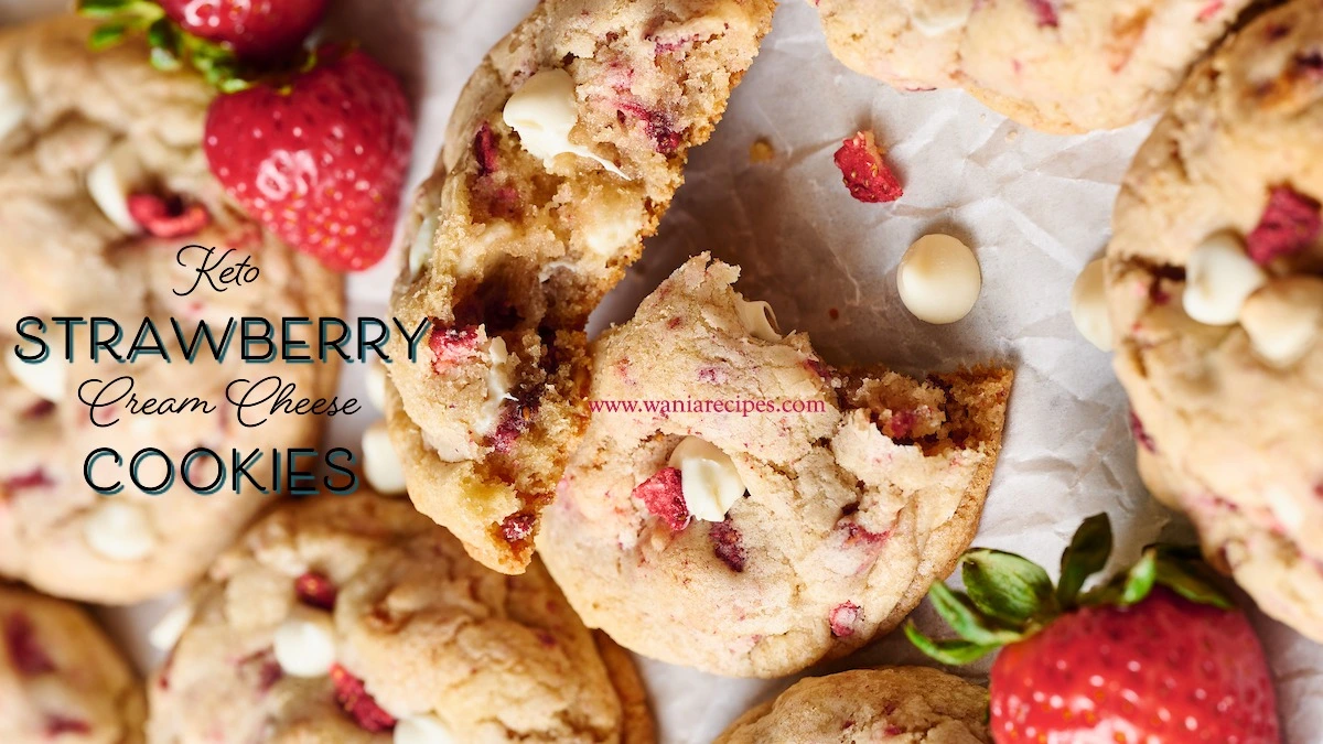 Keto Strawberry Cookies