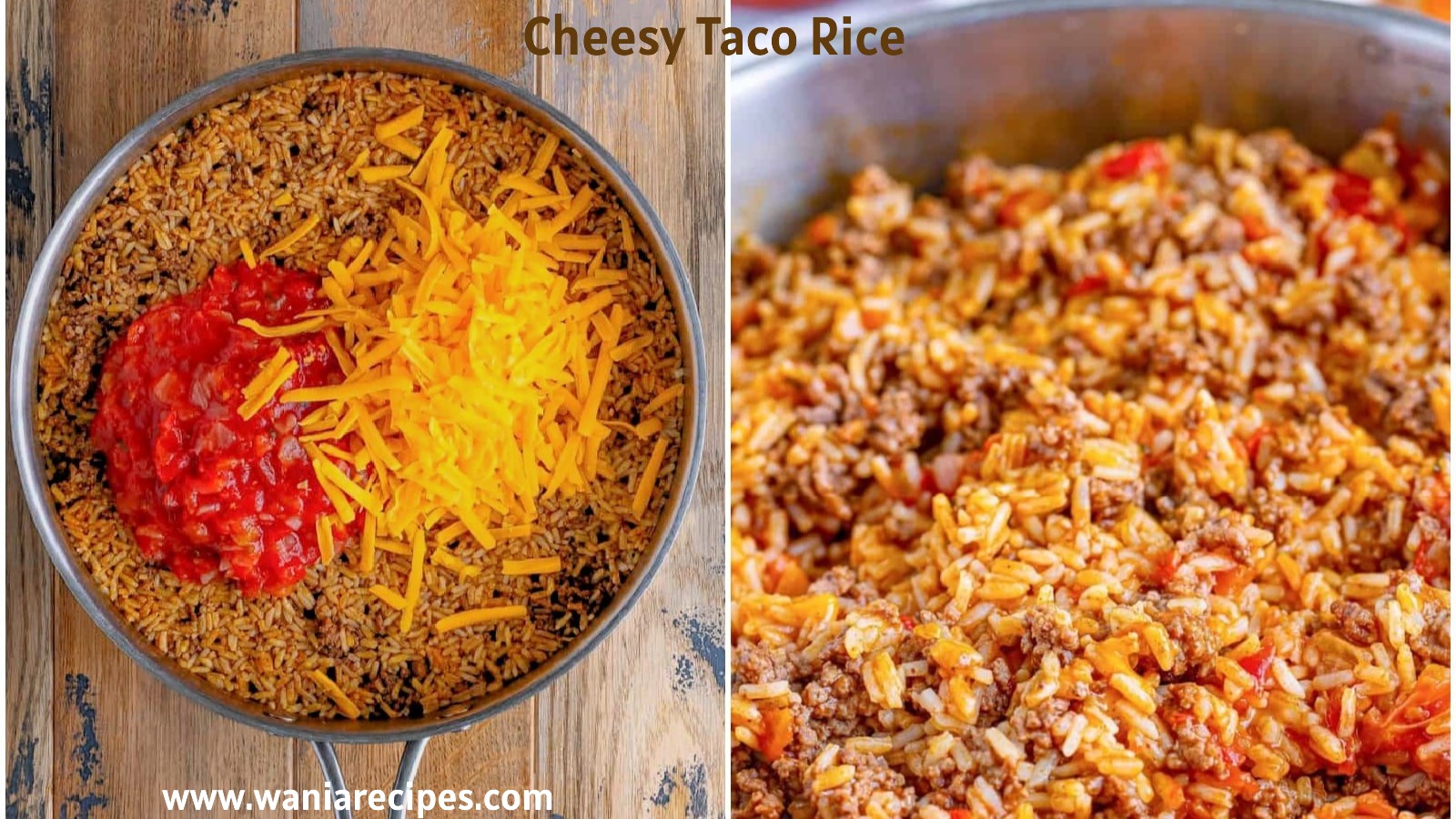 Cheesy Taco Rice
