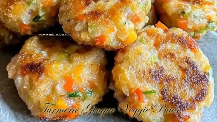 Turmeric Ginger Veggie Bites