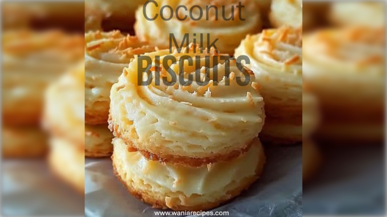 Coconut Milk Biscuits