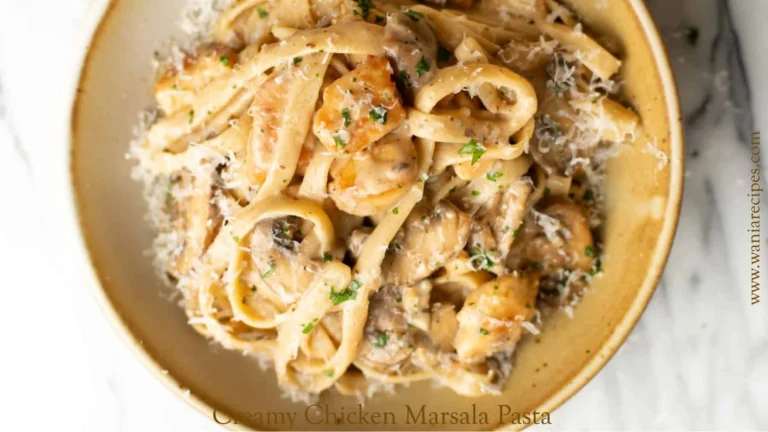 creamy Chicken Marsala Pasta