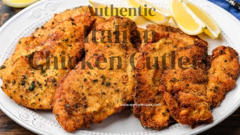 Authentic Italian Chicken Cutlets