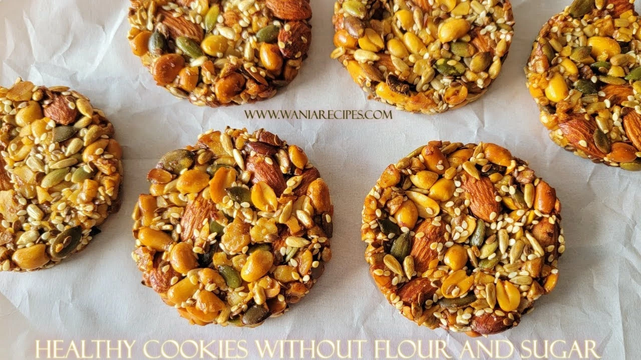 Healthy cookies without flour and sugar