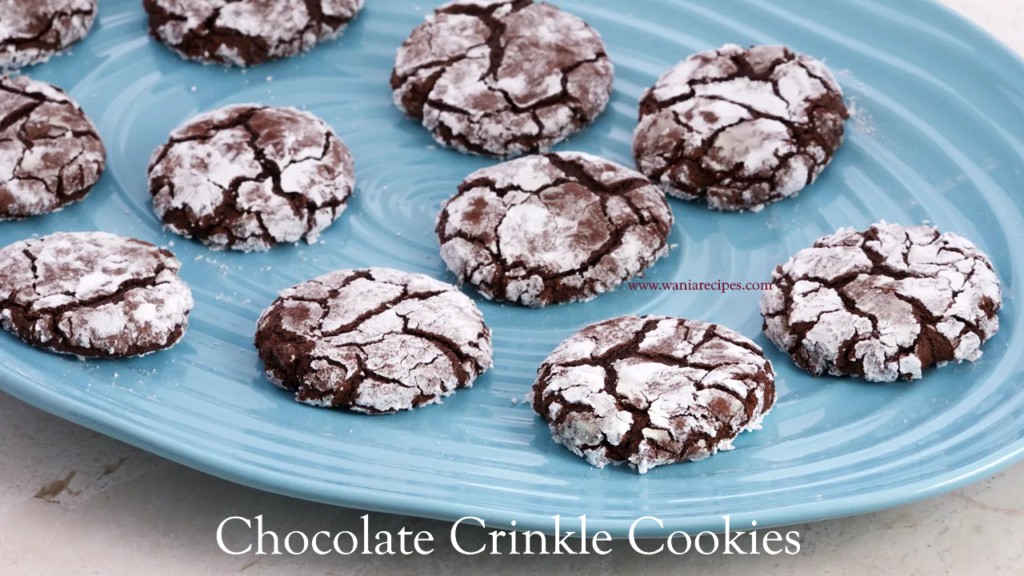 chocolate crinkle cookies