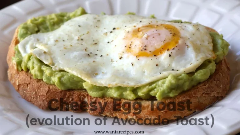 Cheesy Egg Toast (evolution of Avocado Toast)