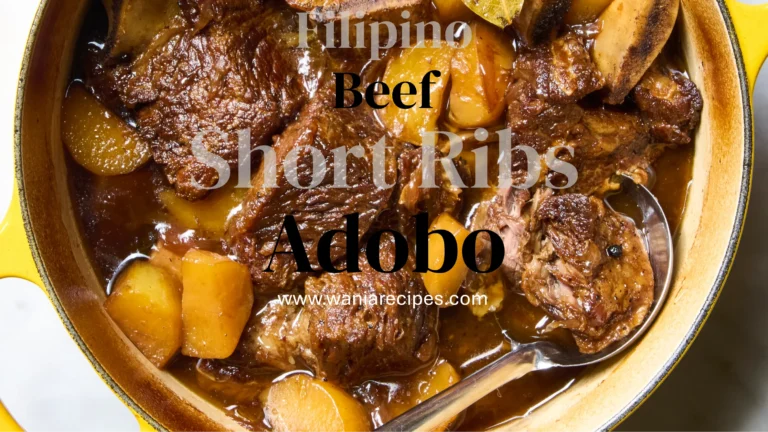 Filipino Beef Short Ribs Adobo
