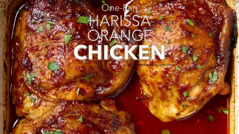 One-Pan Harissa Orange Chicken