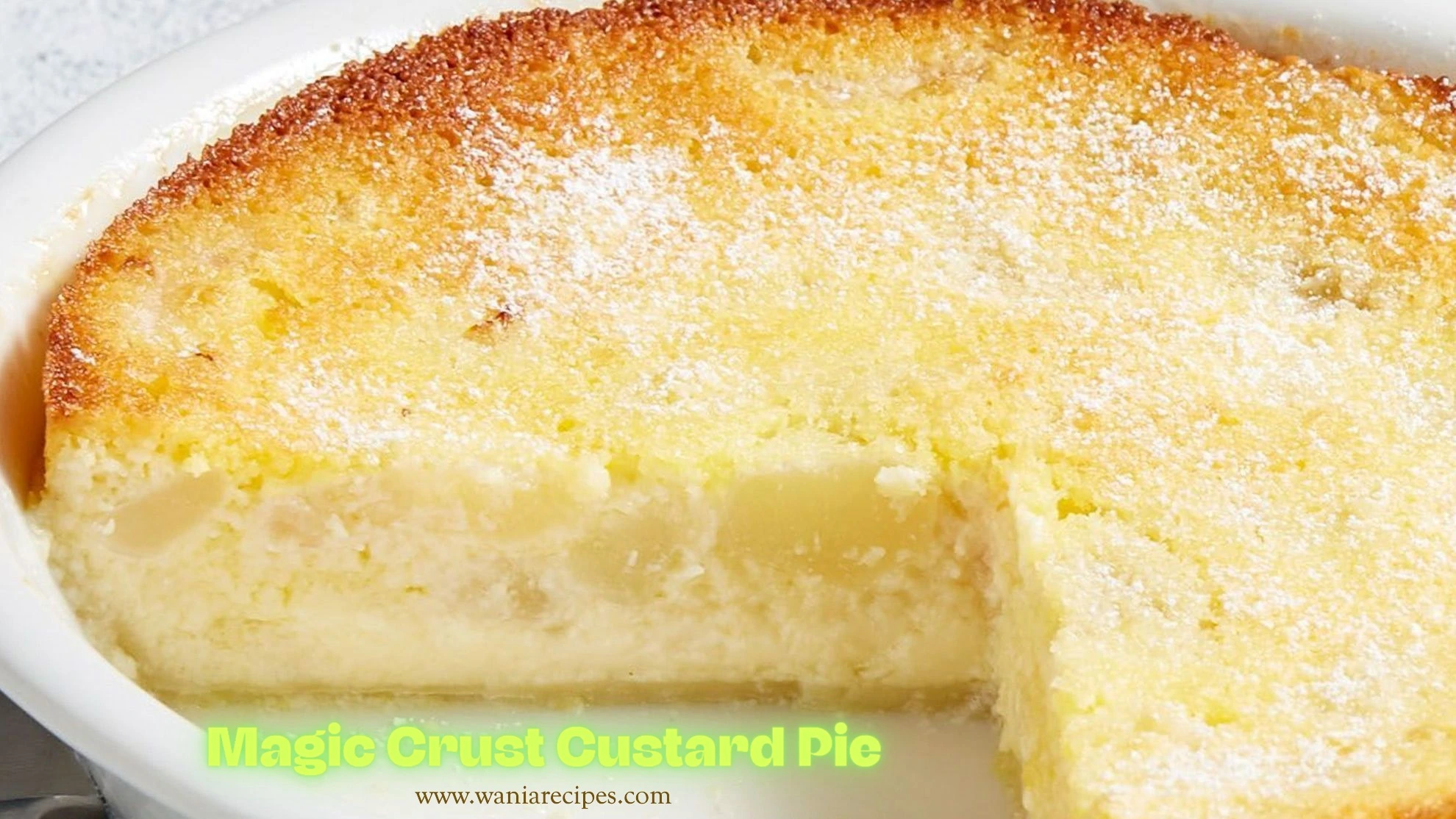 Magic Crust Custard Pie